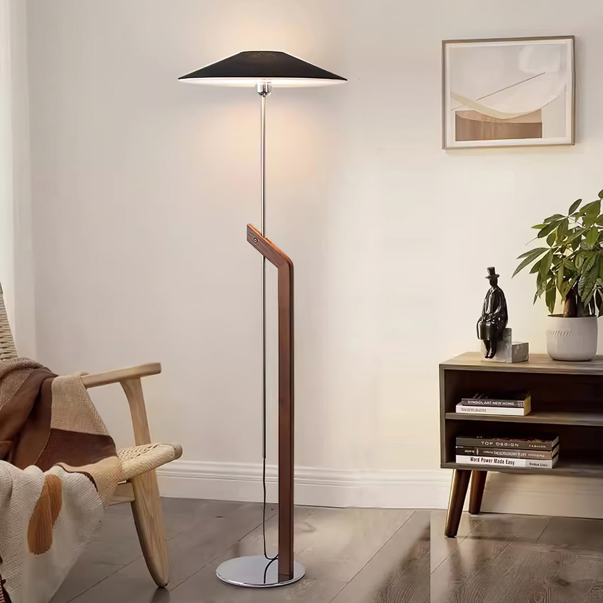 Lumorine nowoczesna lampa stojąca typu parasol