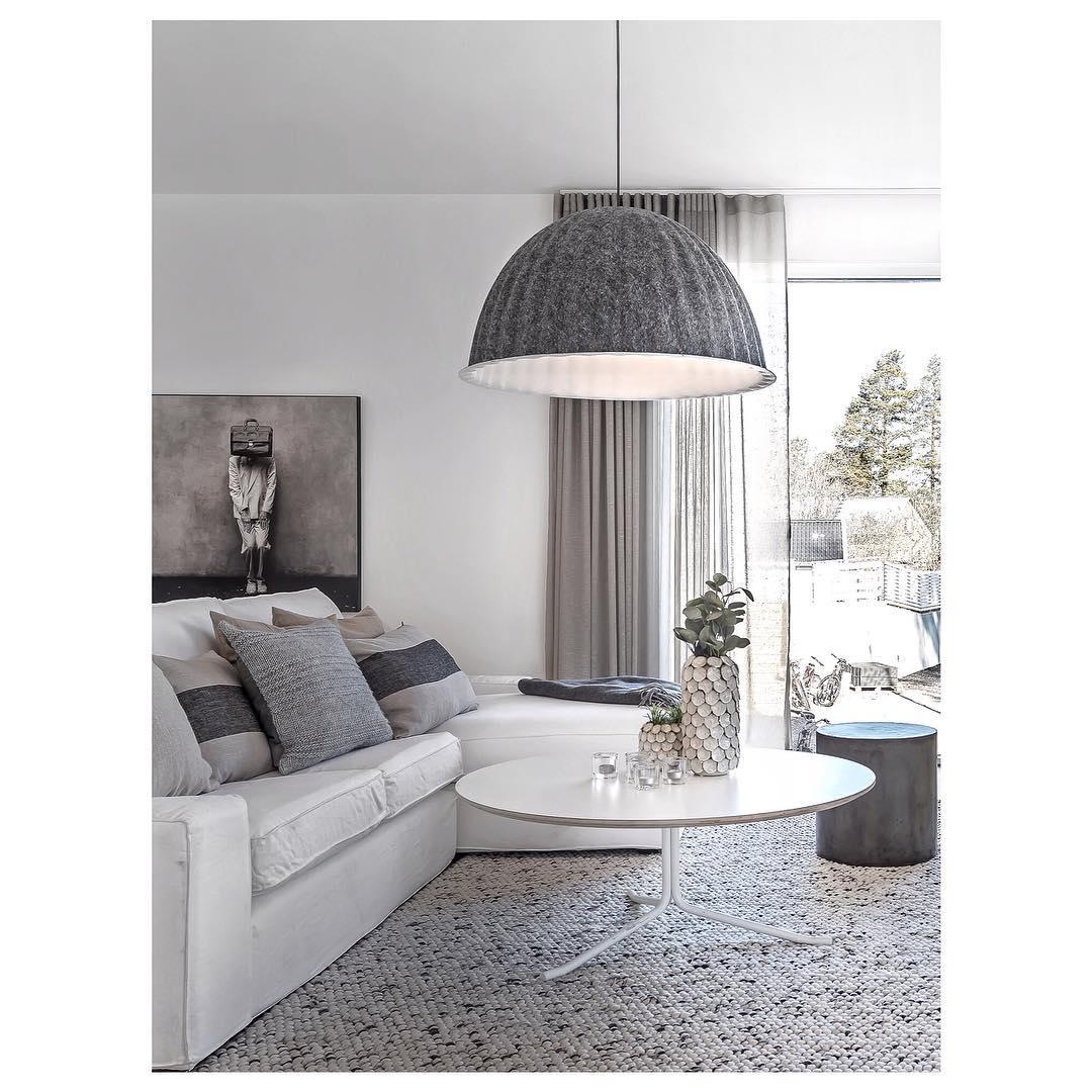 Dinora wisząca lampa wełniana w stylu klasycznym