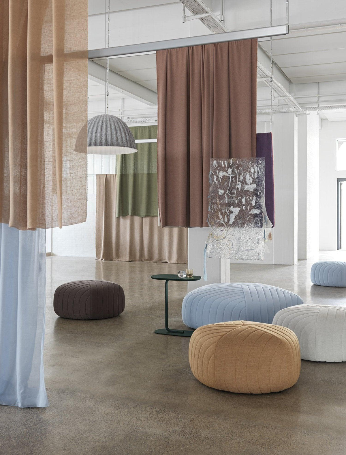 Dinora wisząca lampa wełniana w stylu klasycznym