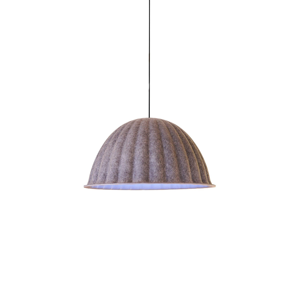 Dinora wisząca lampa wełniana w stylu klasycznym