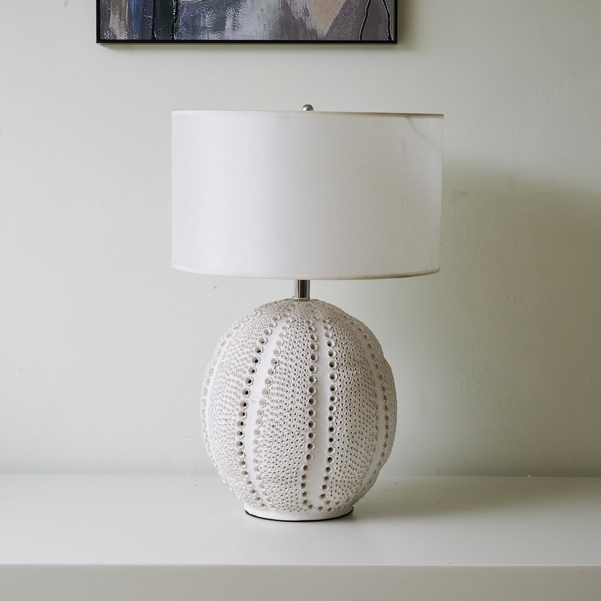 Sux ceramiczna lampa stołowa z płótna