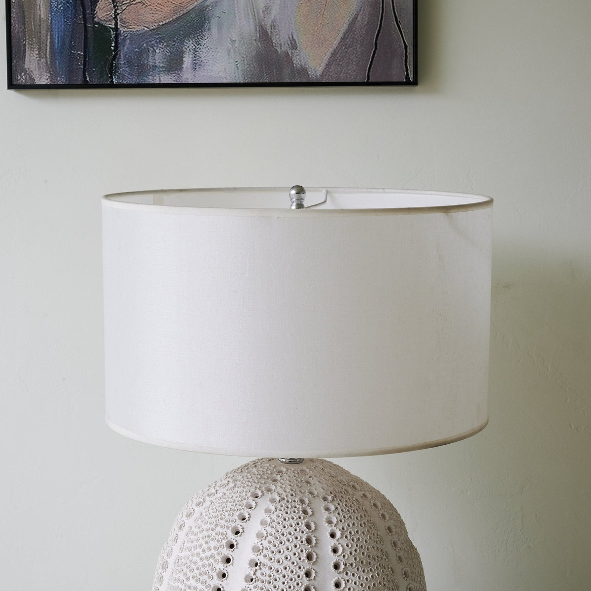 Sux ceramiczna lampa stołowa z płótna