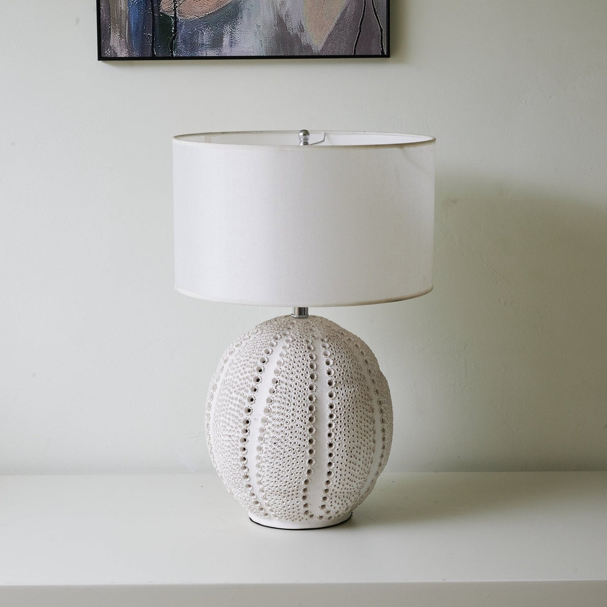Sux ceramiczna lampa stołowa z płótna