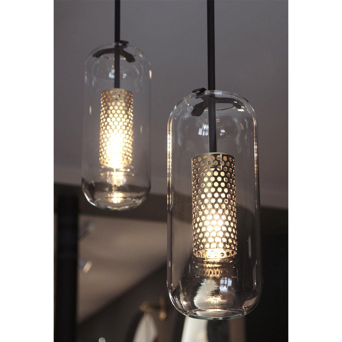 Sypharil minimalistyczna lampa wisząca ze szkła
