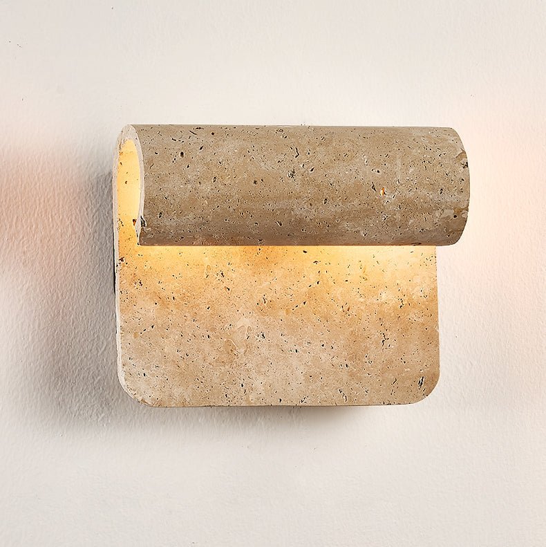 Vaelan Travertine Arc kinkiet