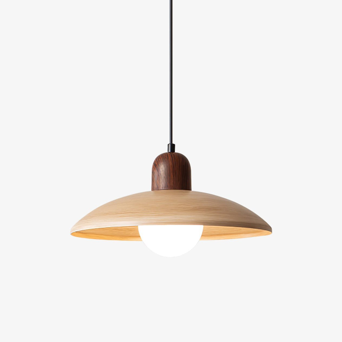 Sorinelia lampa wisząca w kolorze drewna PE Retro