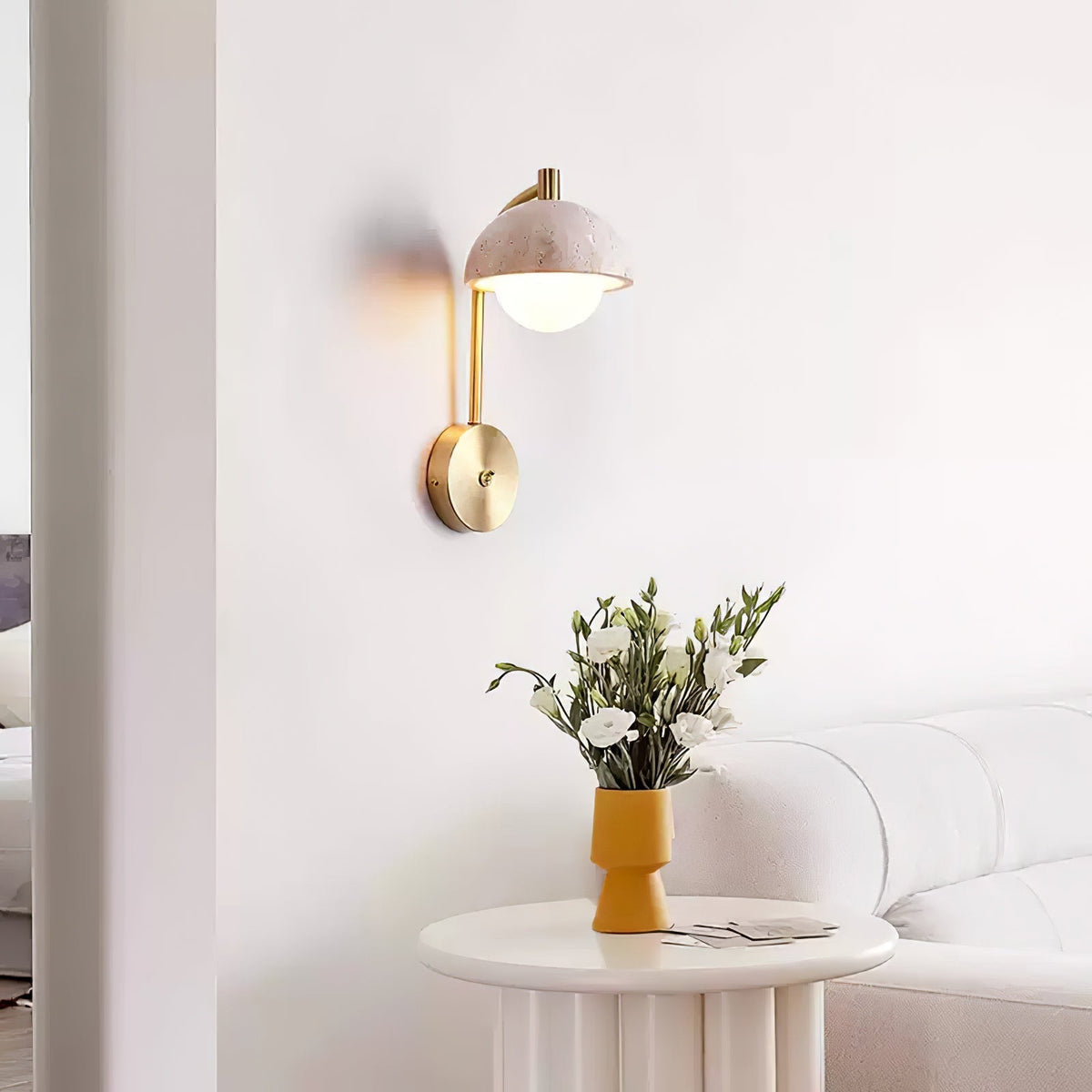 Seraaya Travertine kinkiet