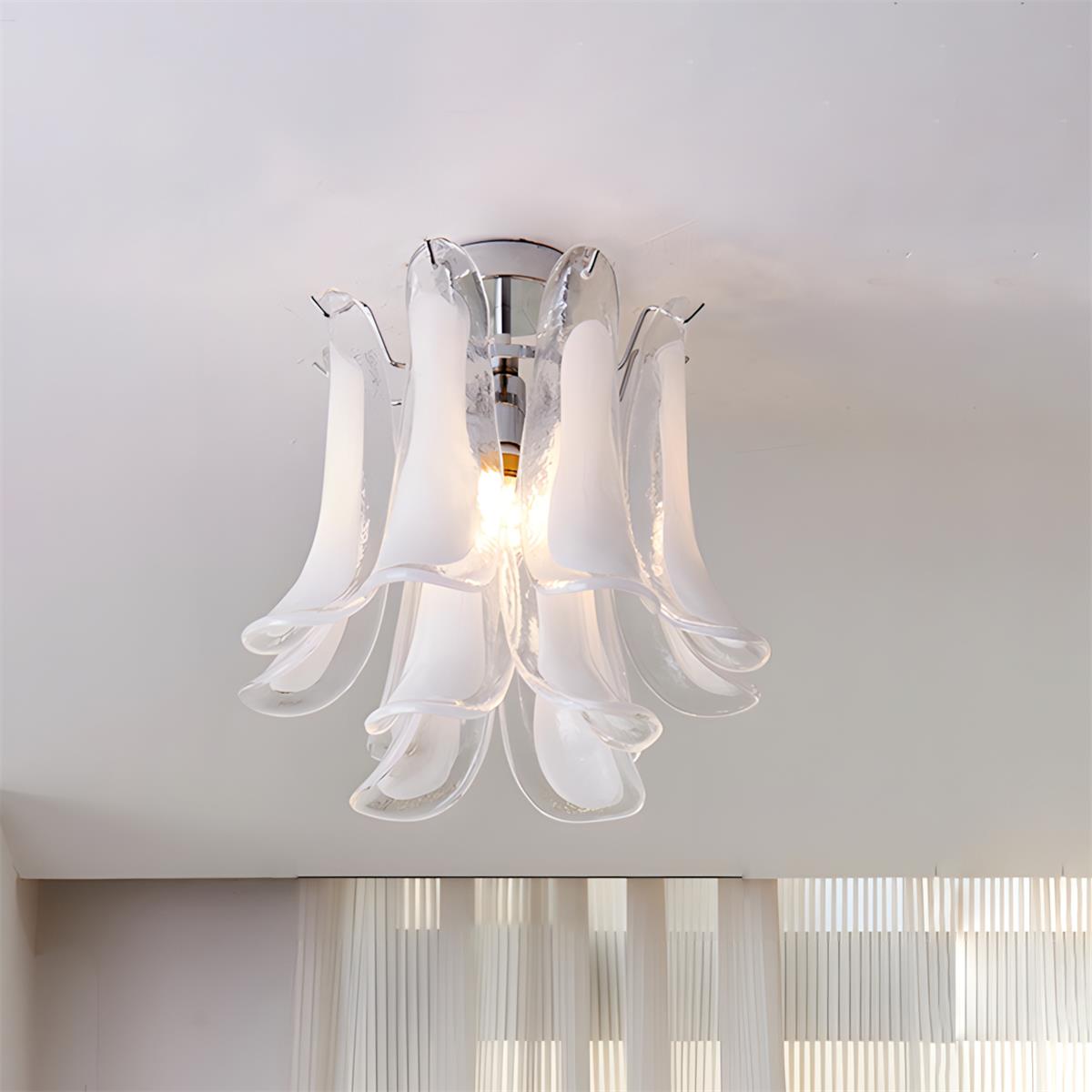 Lampa sufitowa Oreleeria ze szkła