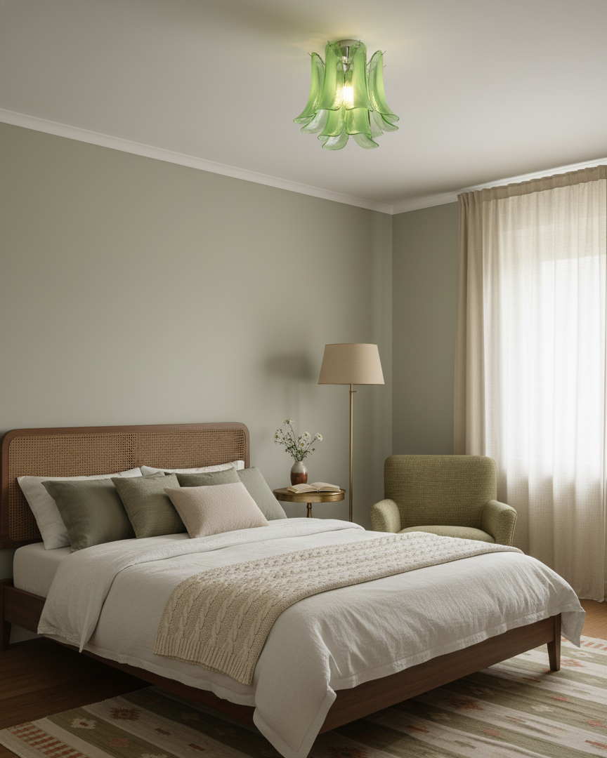 Lampa sufitowa Oreleeria ze szkła