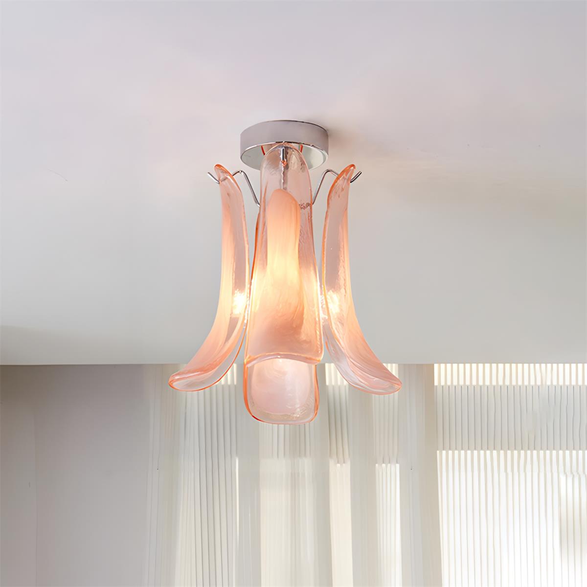 Lampa sufitowa Oreleeria ze szkła