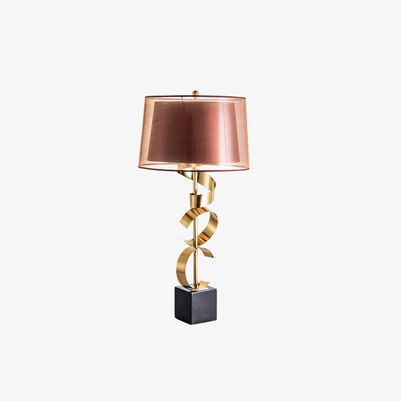 Seraph Luxe lampa stołowa z płótna