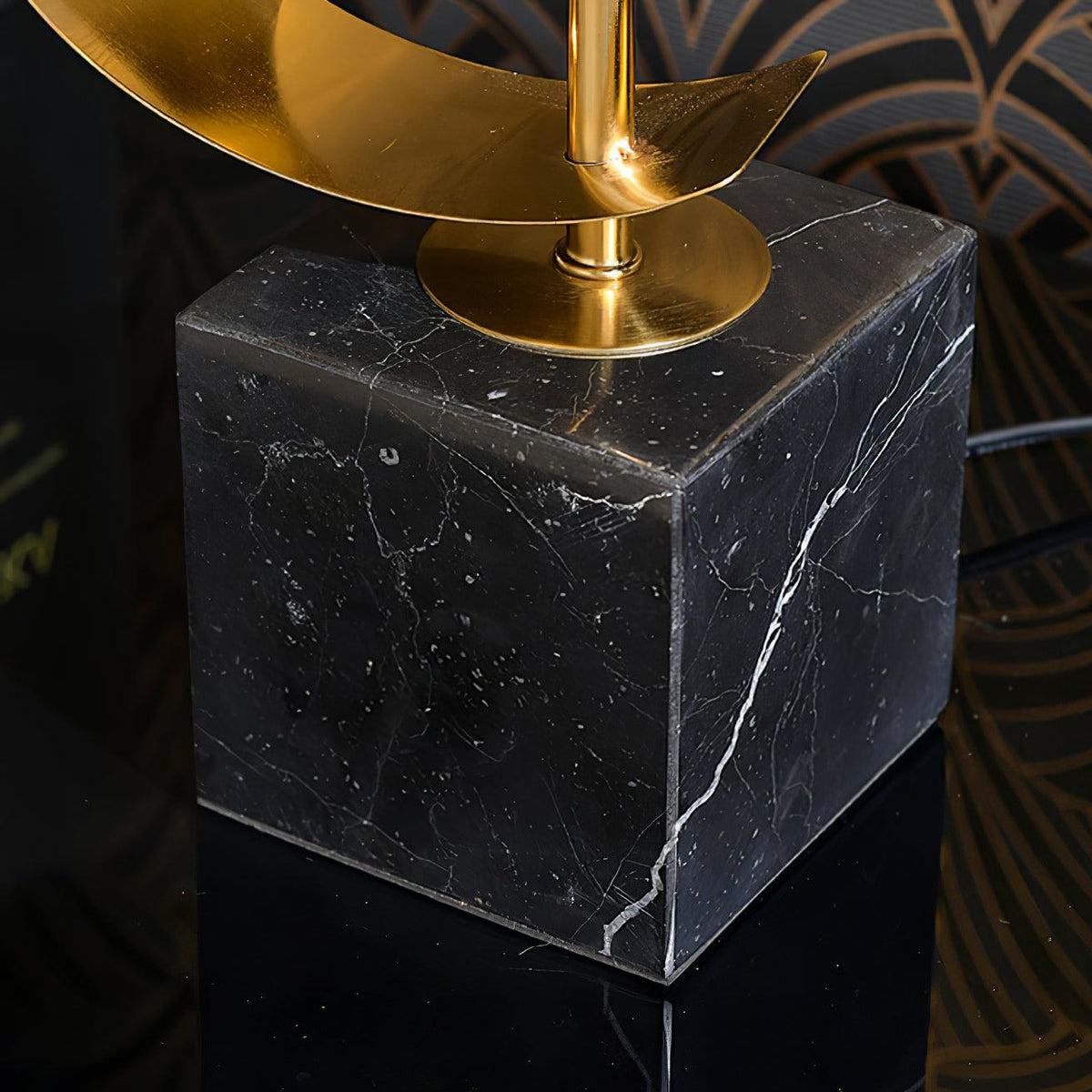 Seraph Luxe lampa stołowa z płótna