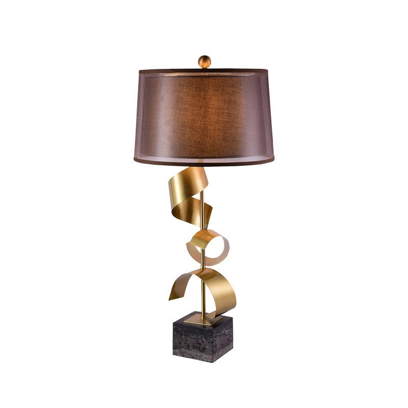 Seraph Luxe lampa stołowa z płótna
