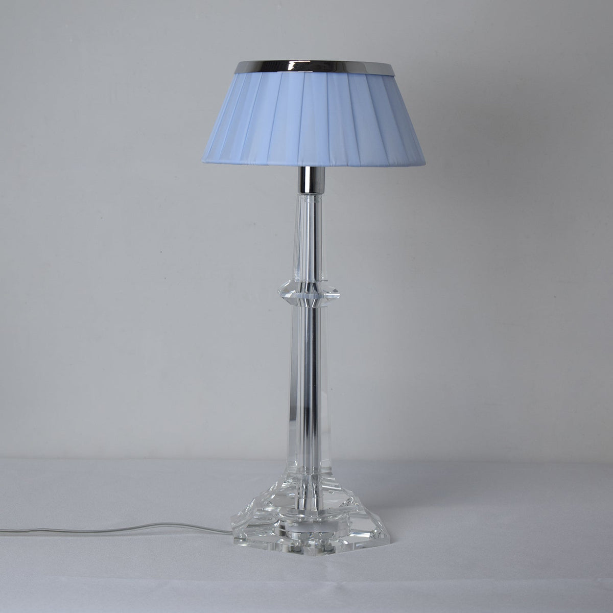 Haloza elegancka lampa stołowa z płótna