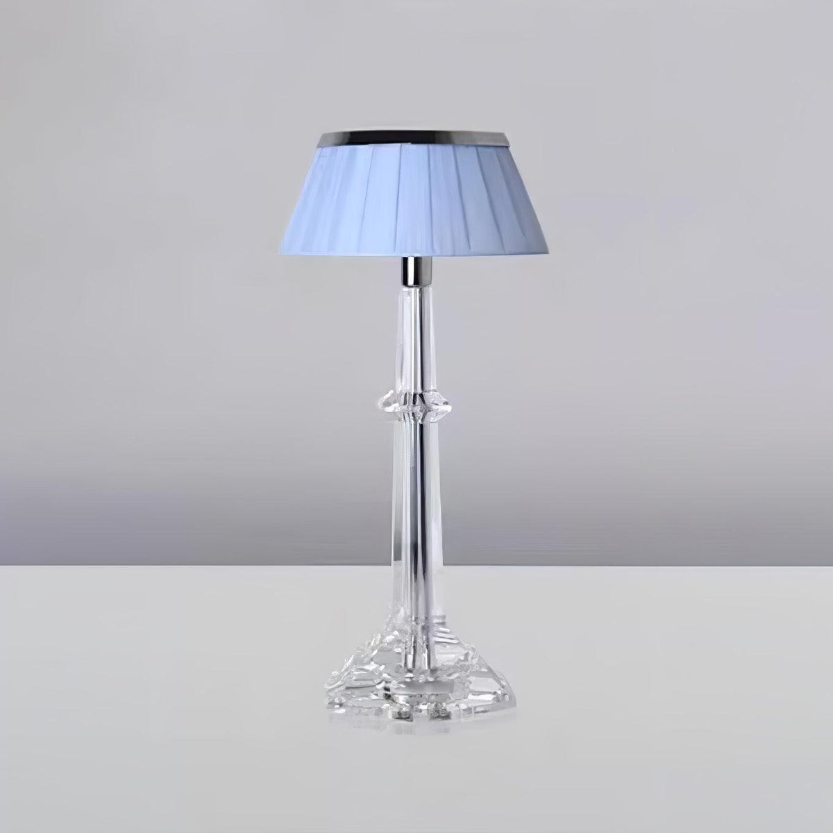 Haloza elegancka lampa stołowa z płótna