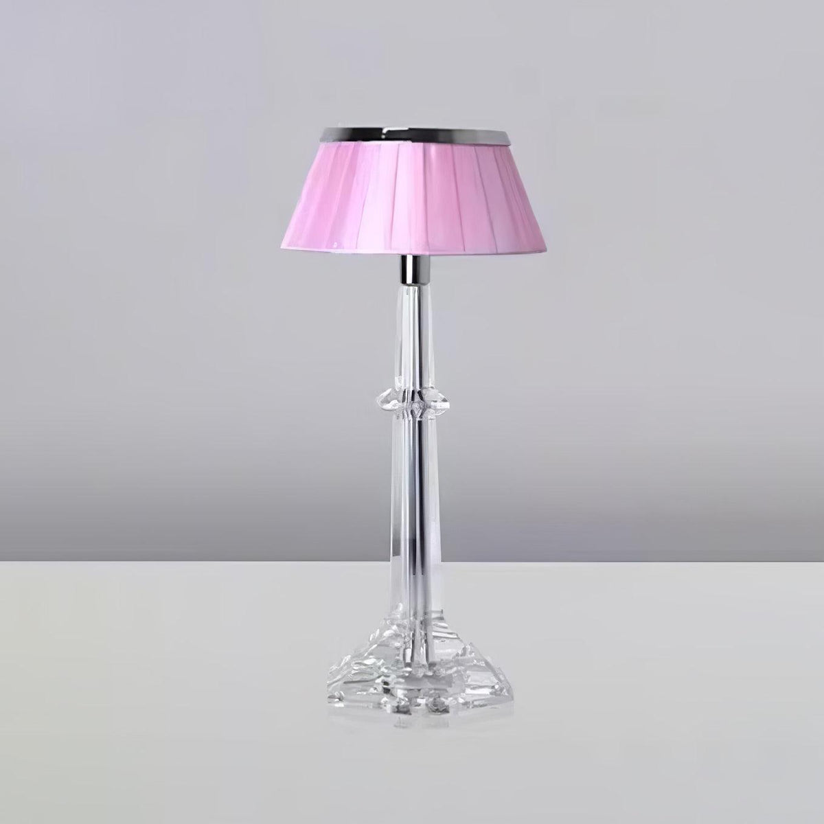 Haloza elegancka lampa stołowa z płótna