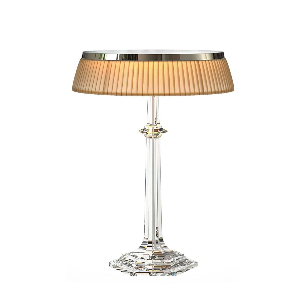 Haloza elegancka lampa stołowa z płótna