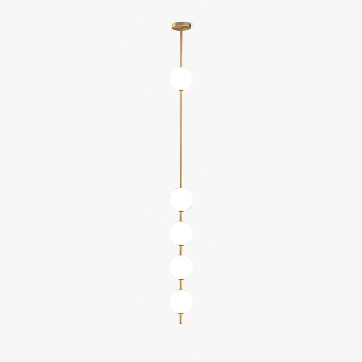 Valem nowoczesna lampa wisząca ze złotej miedzi