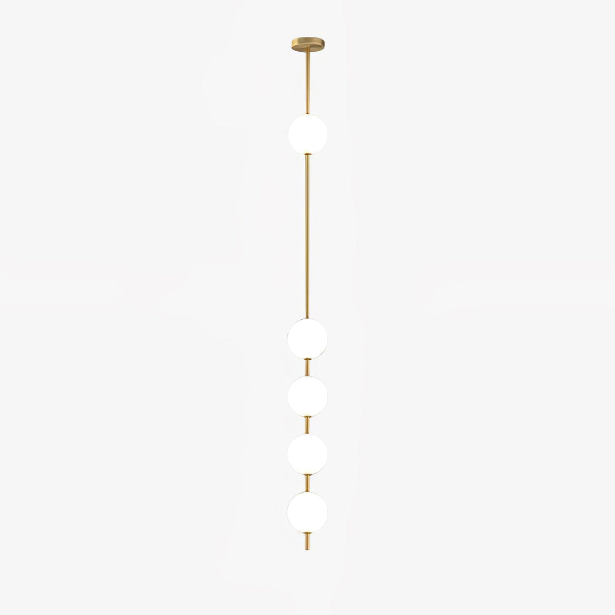 Valem nowoczesna lampa wisząca ze złotej miedzi