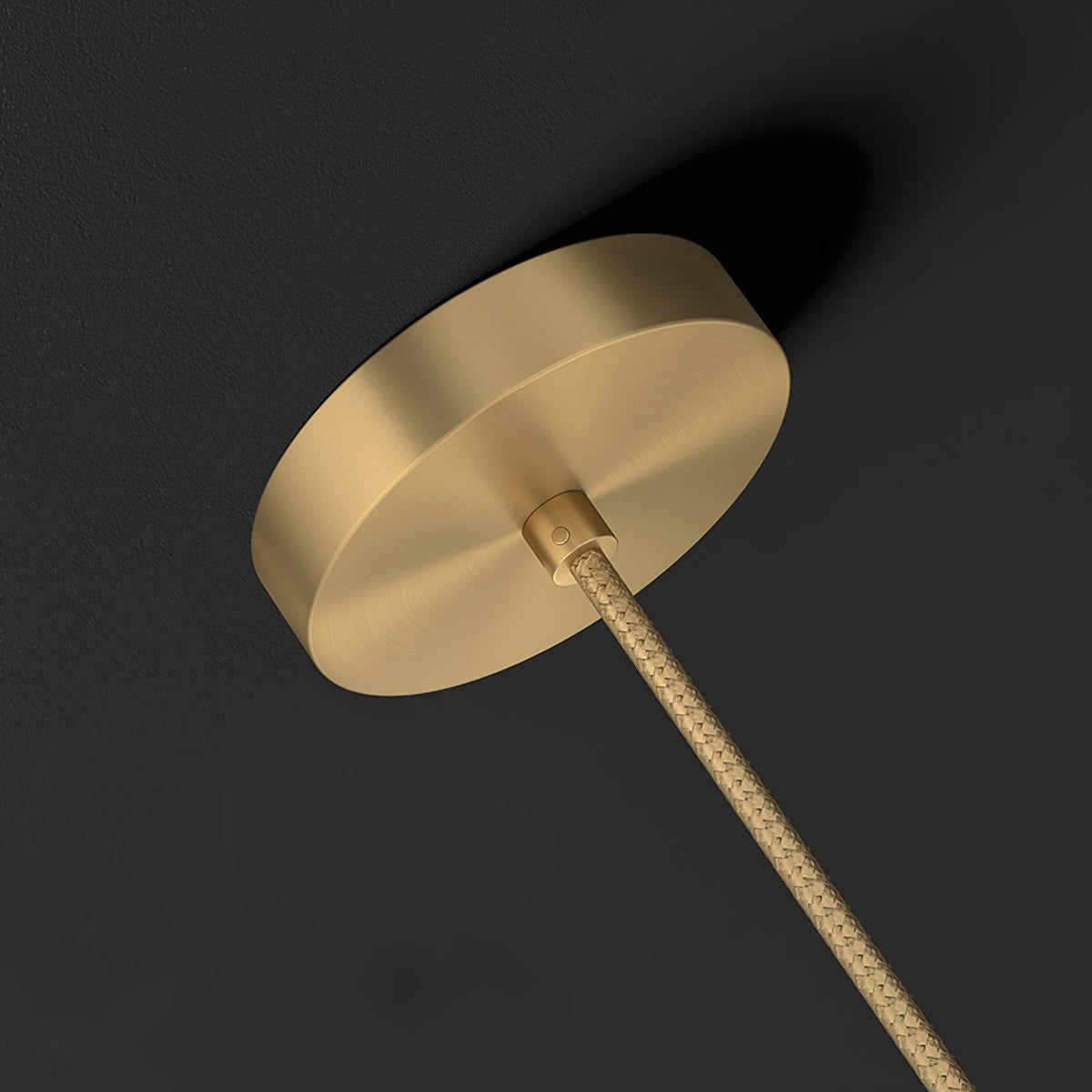 Velloran wisząca lampa z miedzi i plastiku