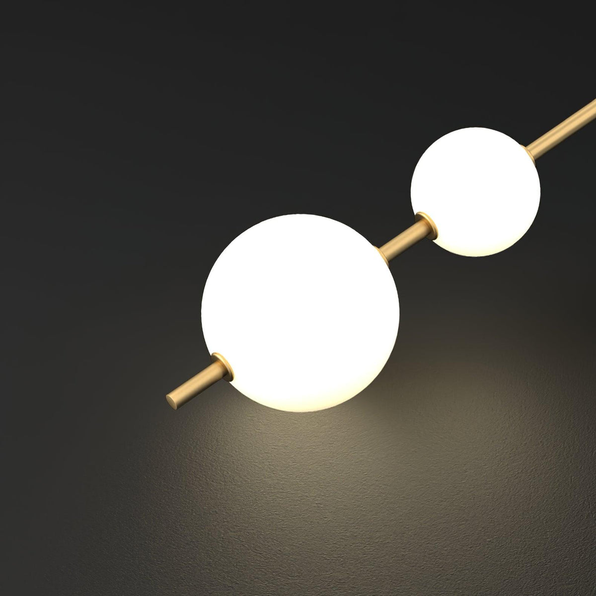 Velloran wisząca lampa z miedzi i plastiku