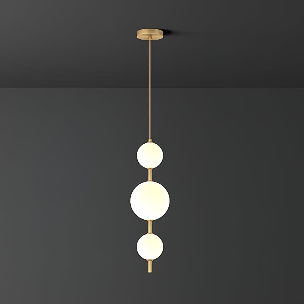 Velloran wisząca lampa z miedzi i plastiku