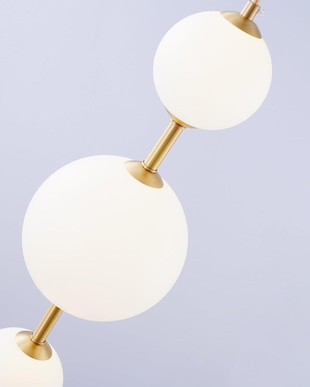 Velloran wisząca lampa z miedzi i plastiku