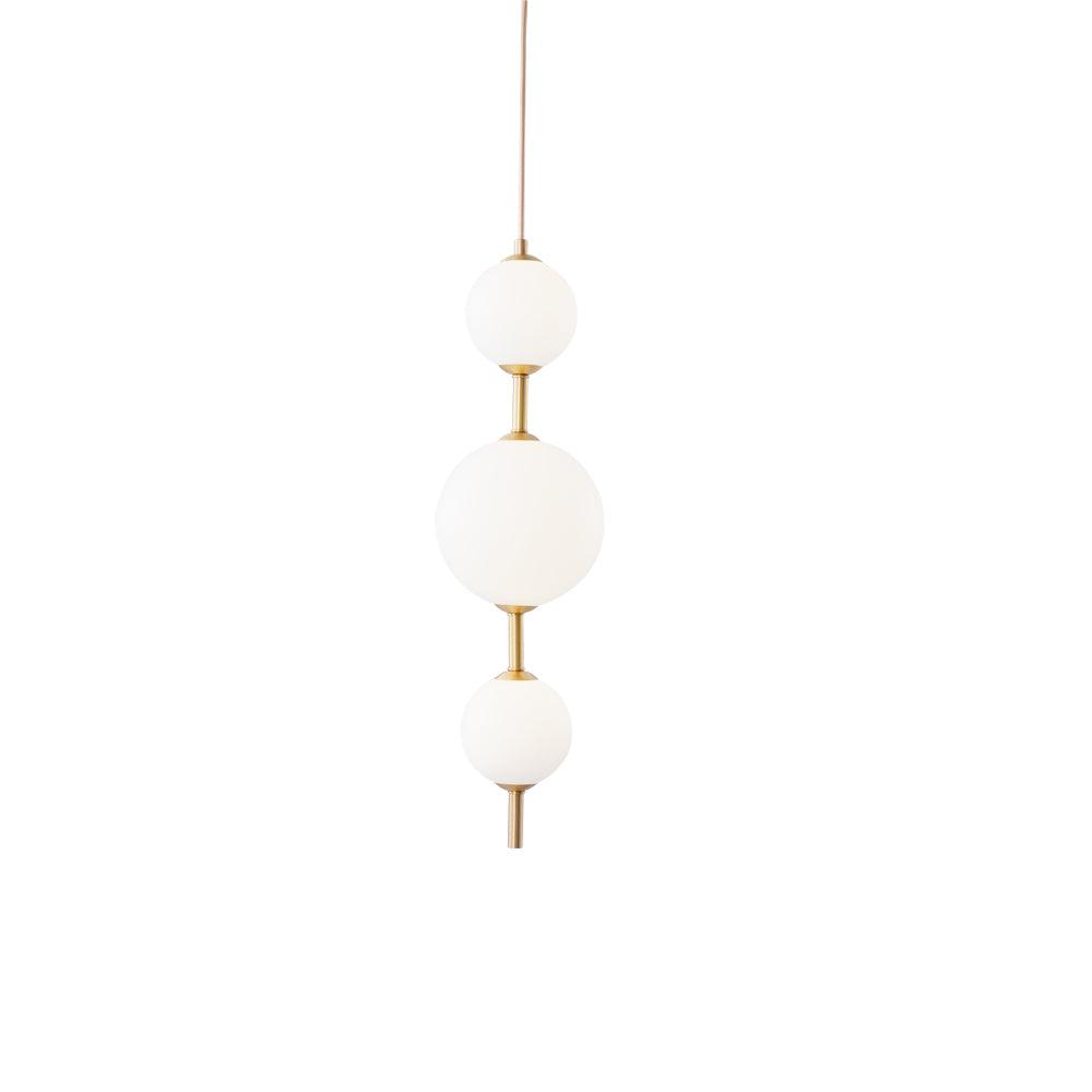 Velloran wisząca lampa z miedzi i plastiku