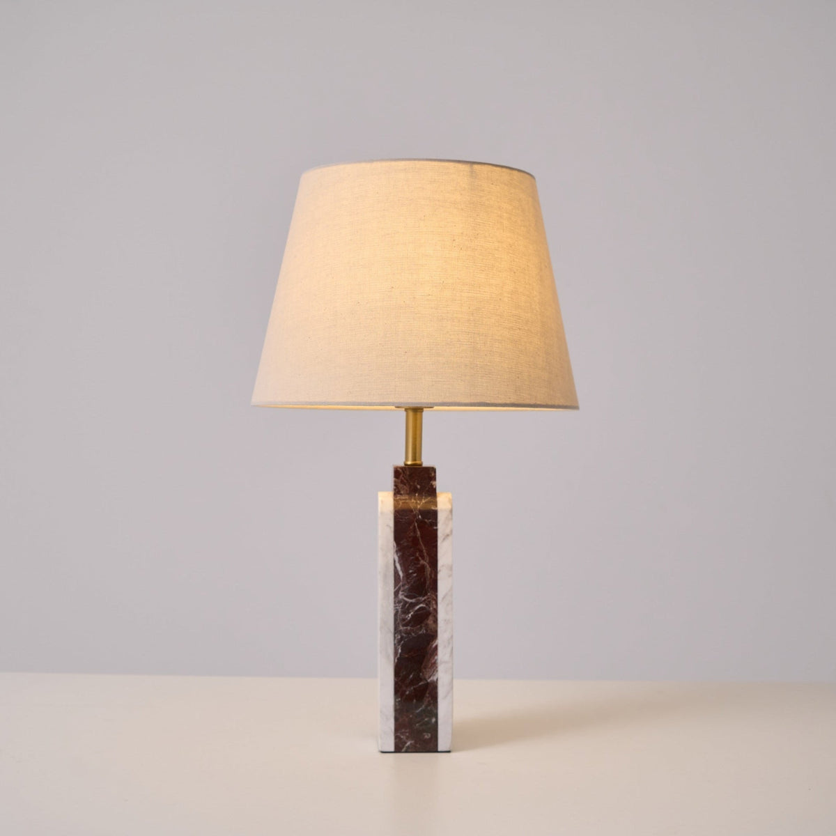 Jovix nowoczesna lampa stołowa z marmuru