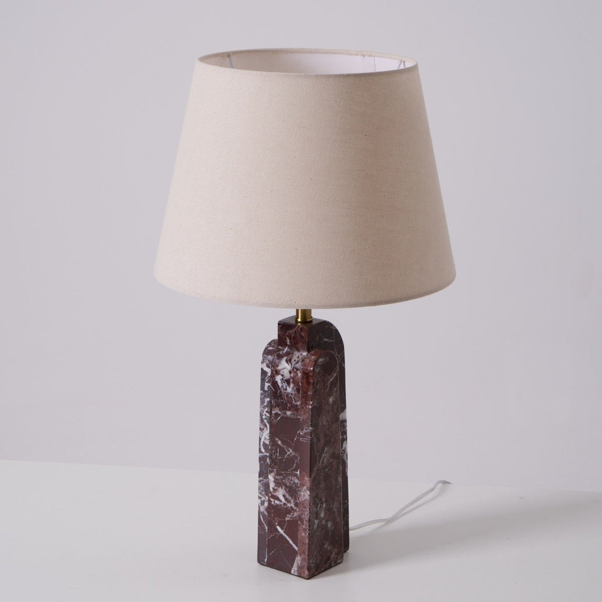 Jovix nowoczesna lampa stołowa z marmuru