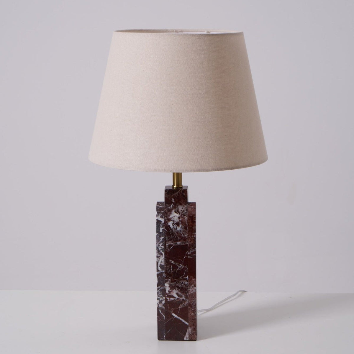 Jovix nowoczesna lampa stołowa z marmuru