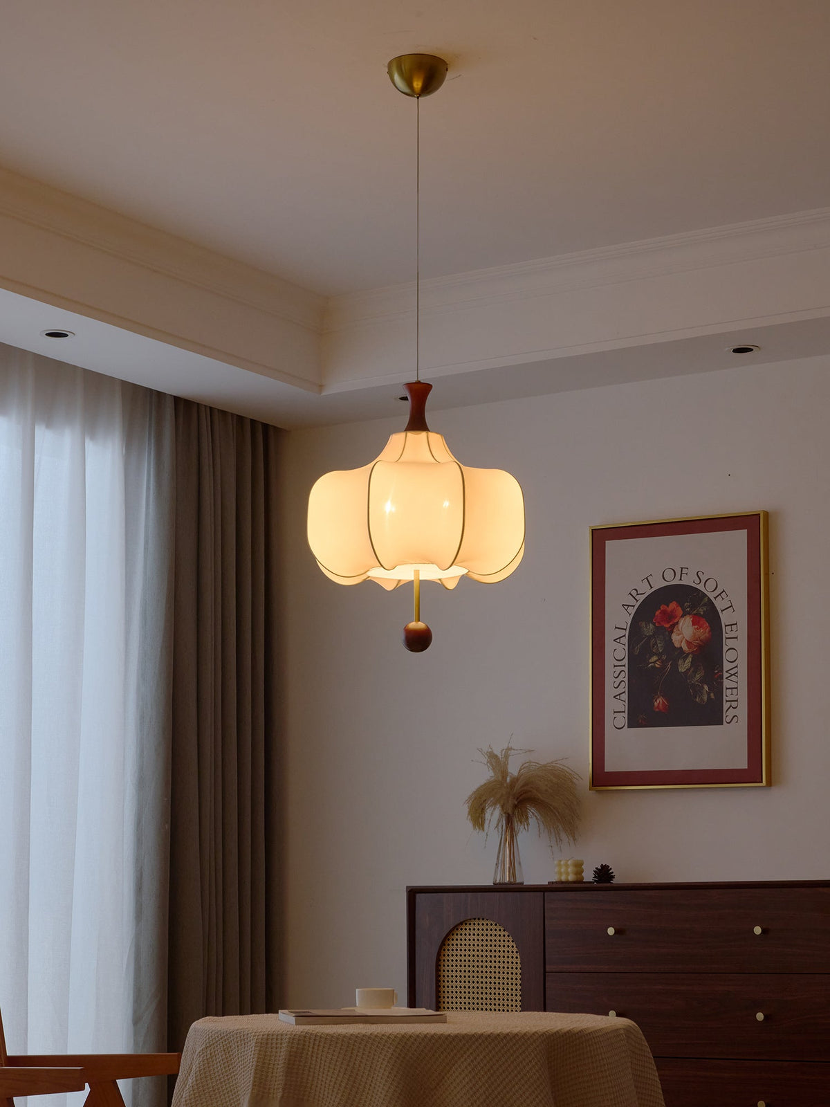 Venoryra żyrandol wiszący z drewna w stylu Premium Elegance Cloud