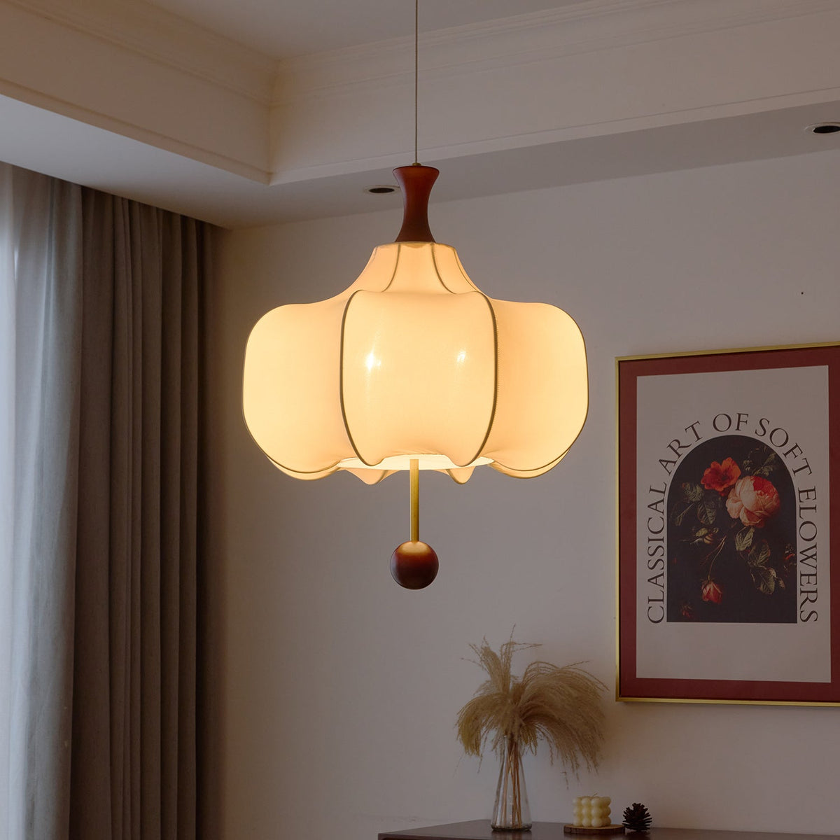Venoryra żyrandol wiszący z drewna w stylu Premium Elegance Cloud