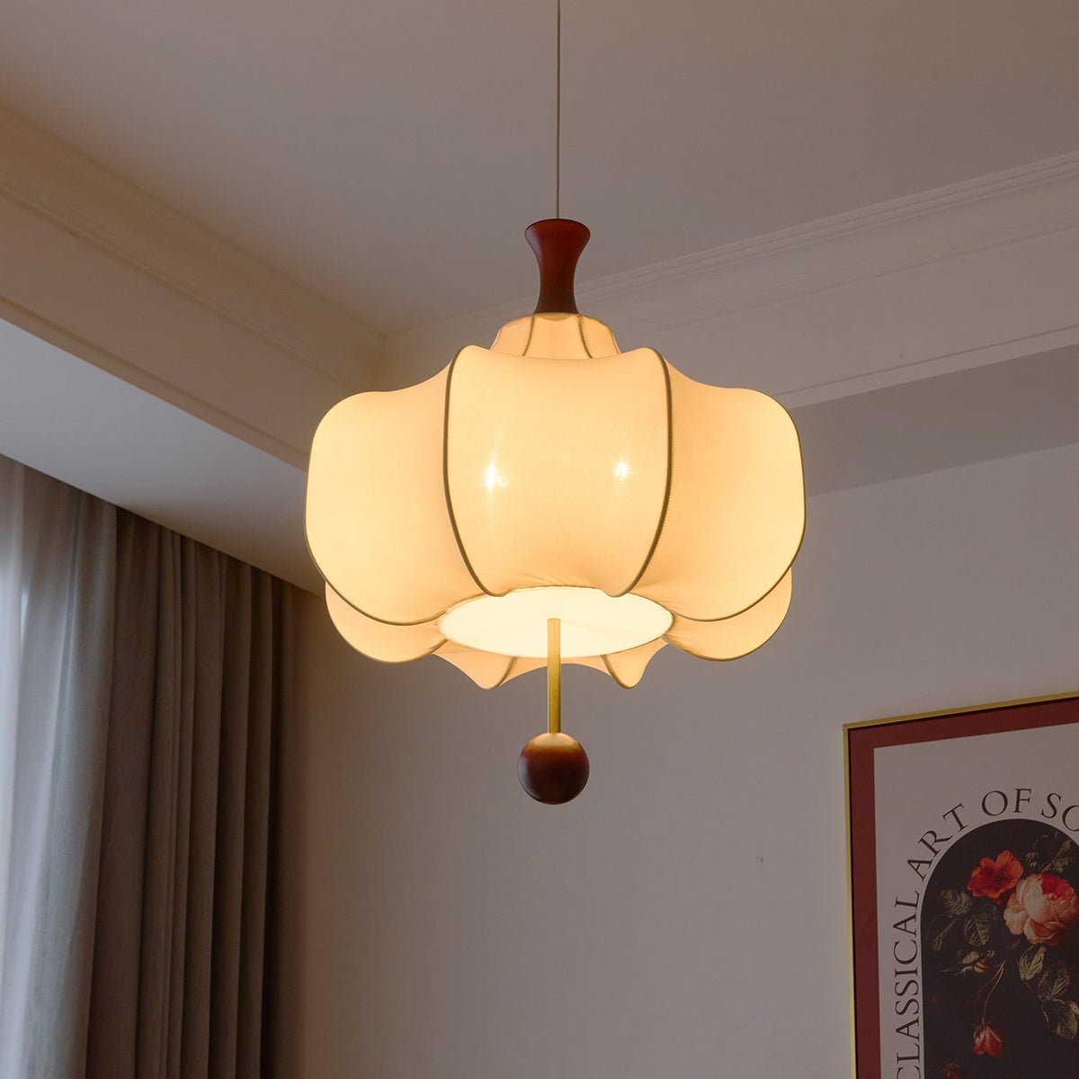Venoryra żyrandol wiszący z drewna w stylu Premium Elegance Cloud