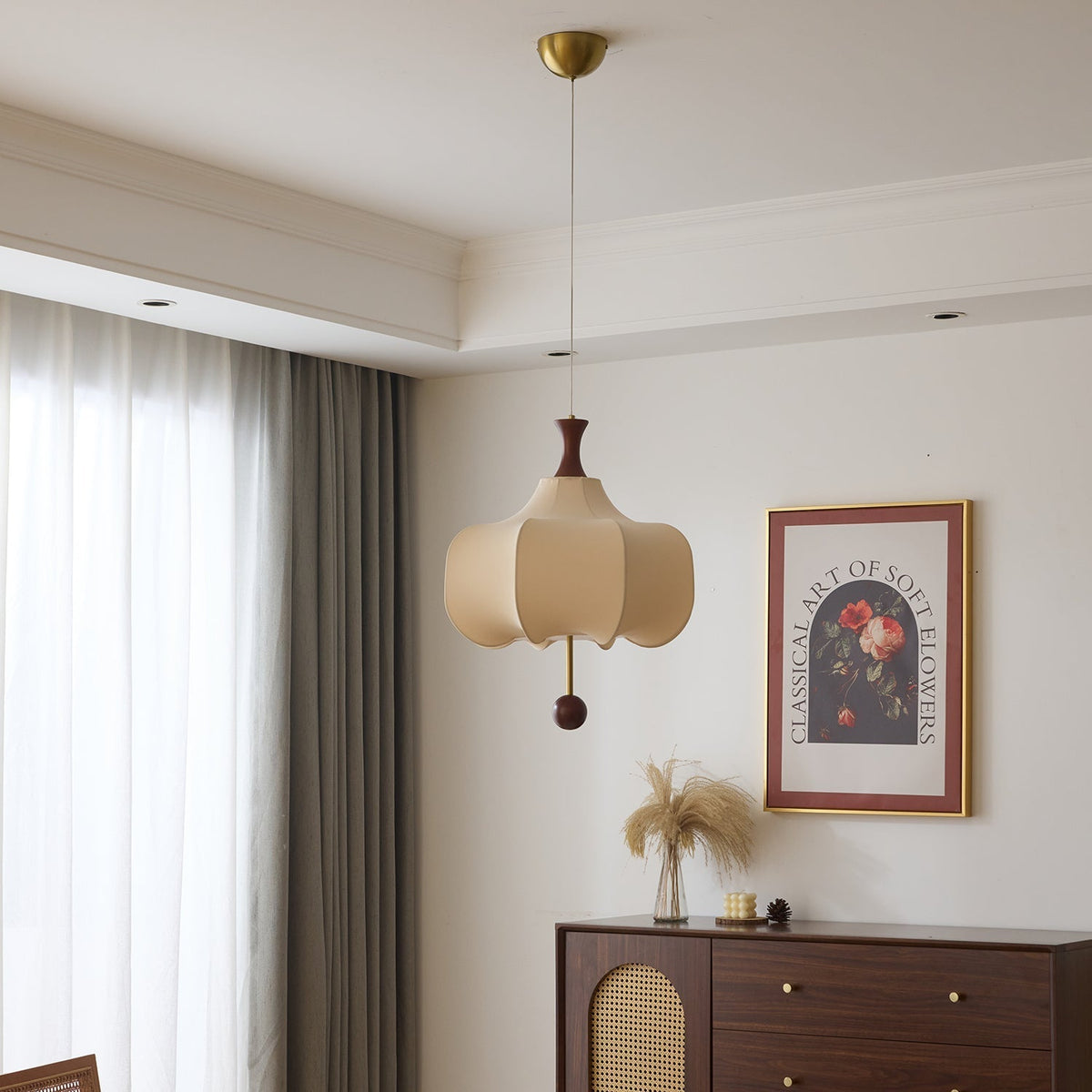 Venoryra żyrandol wiszący z drewna w stylu Premium Elegance Cloud