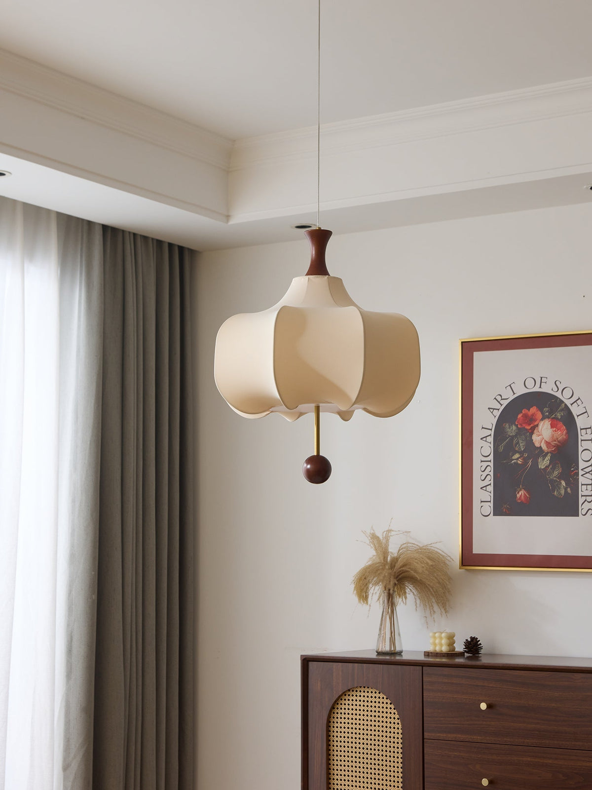 Venoryra żyrandol wiszący z drewna w stylu Premium Elegance Cloud