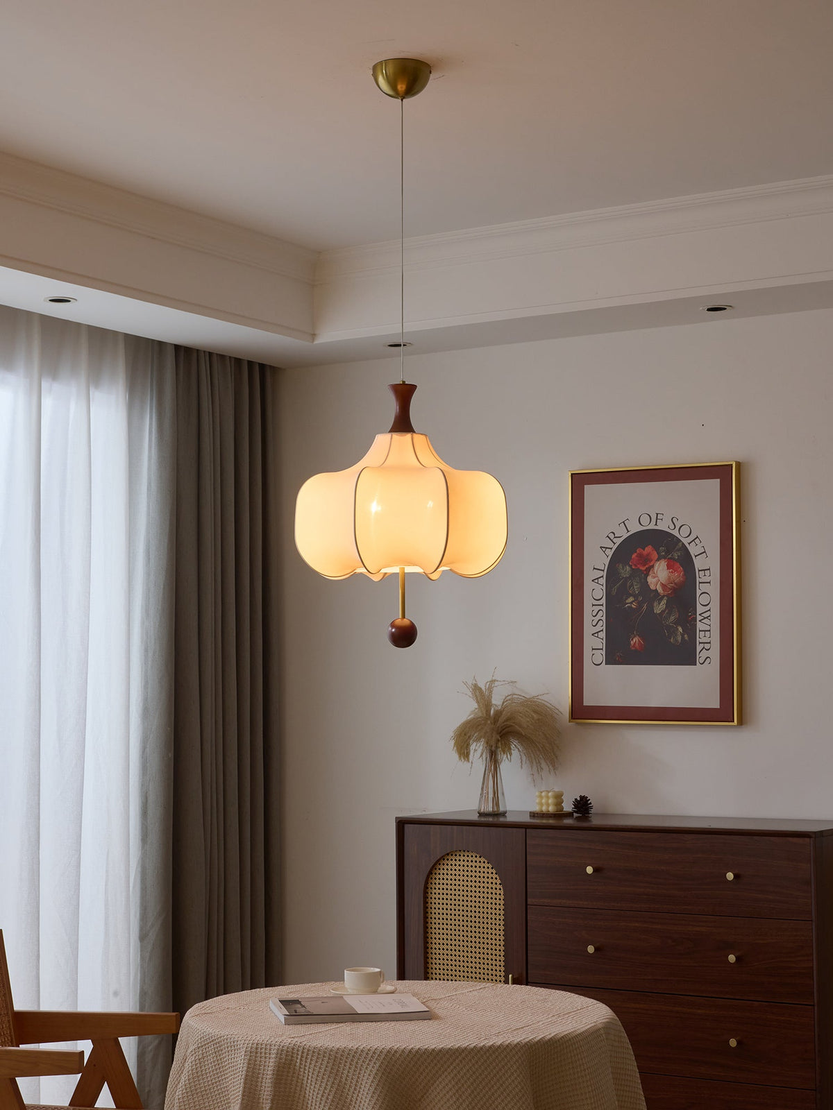 Venoryra żyrandol wiszący z drewna w stylu Premium Elegance Cloud