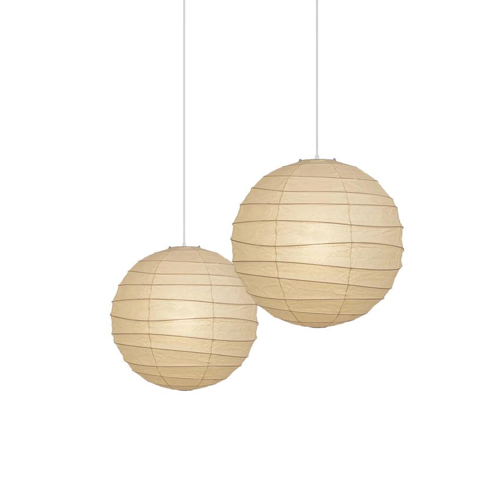 Lunalora papierowa lampa wisząca w stylu vintage