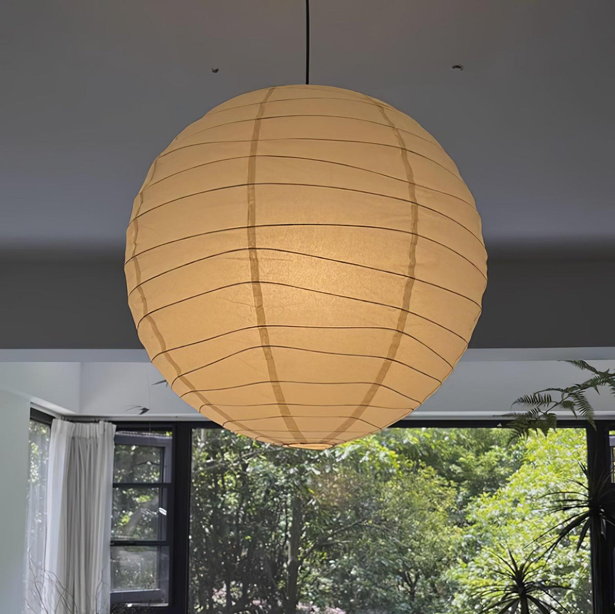 Lunalora papierowa lampa wisząca w stylu vintage