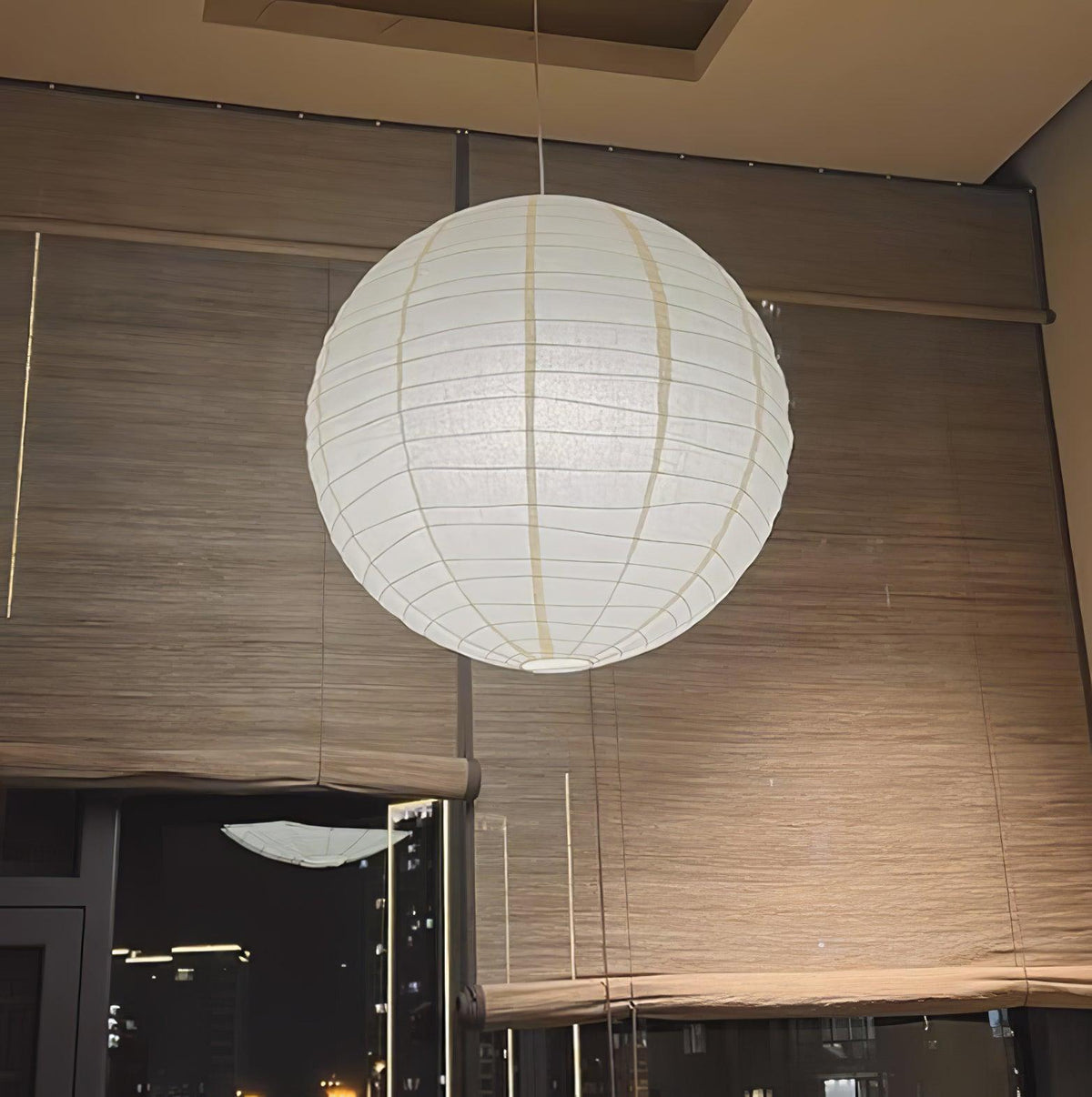 Lunalora papierowa lampa wisząca w stylu vintage
