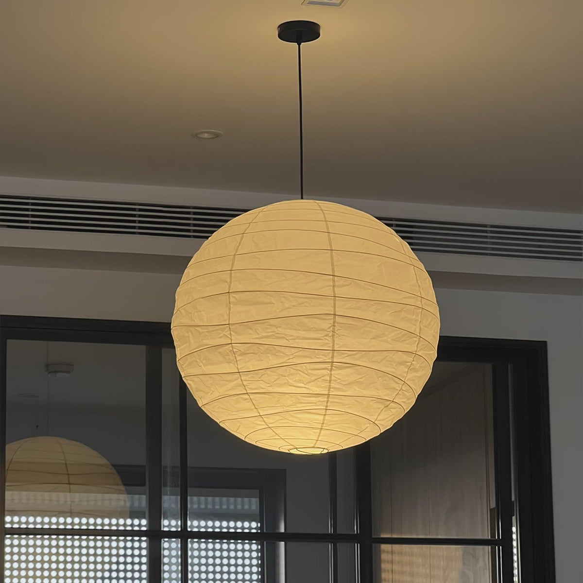 Lunalora papierowa lampa wisząca w stylu vintage