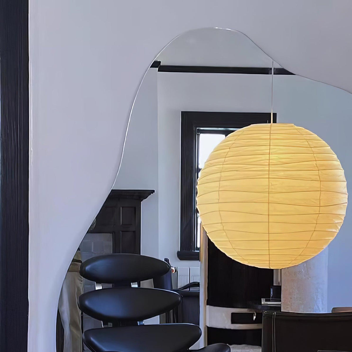 Lunalora papierowa lampa wisząca w stylu vintage