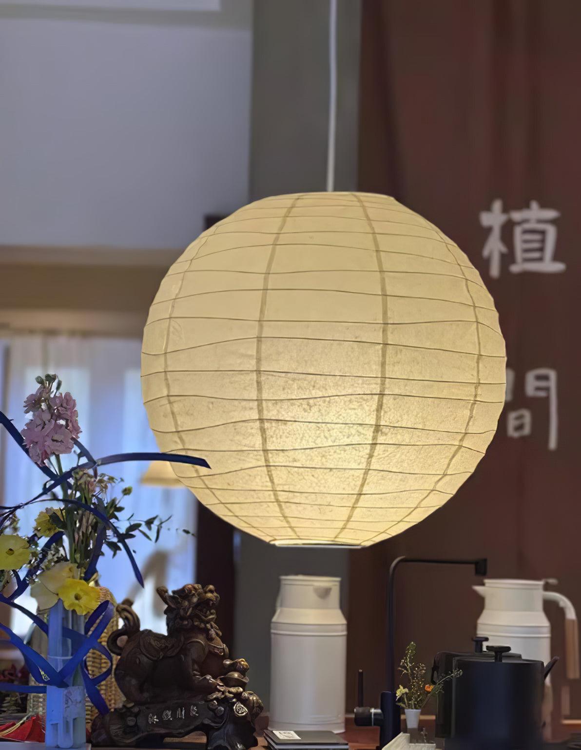 Lunalora papierowa lampa wisząca w stylu vintage