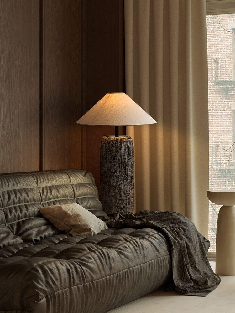Hael zewnętrzna lampa stojąca ze starożytnego drewna
