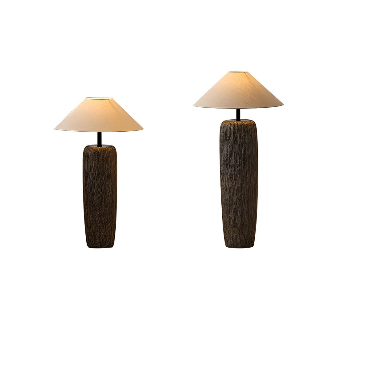 Hael zewnętrzna lampa stojąca ze starożytnego drewna