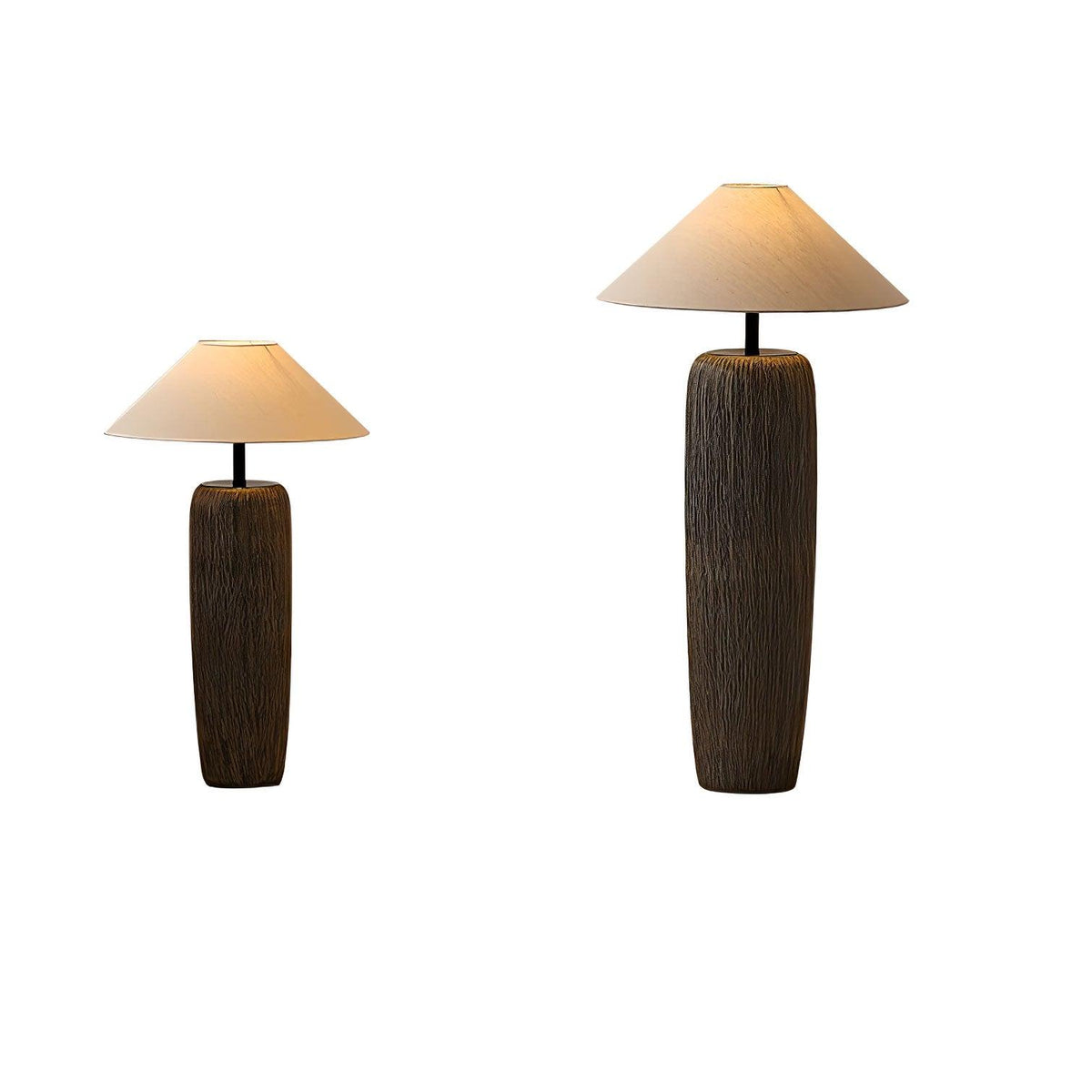 Hael zewnętrzna lampa stojąca ze starożytnego drewna