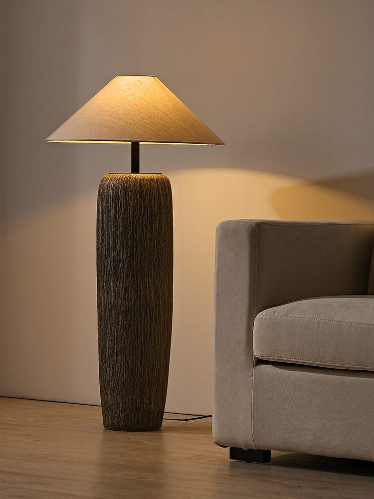 Hael zewnętrzna lampa stojąca ze starożytnego drewna