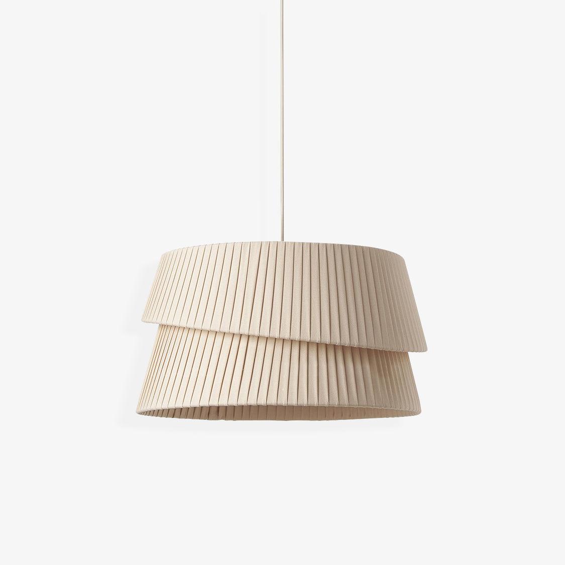 Tocan wisząca lampa płócienna w stylu skandynawskim