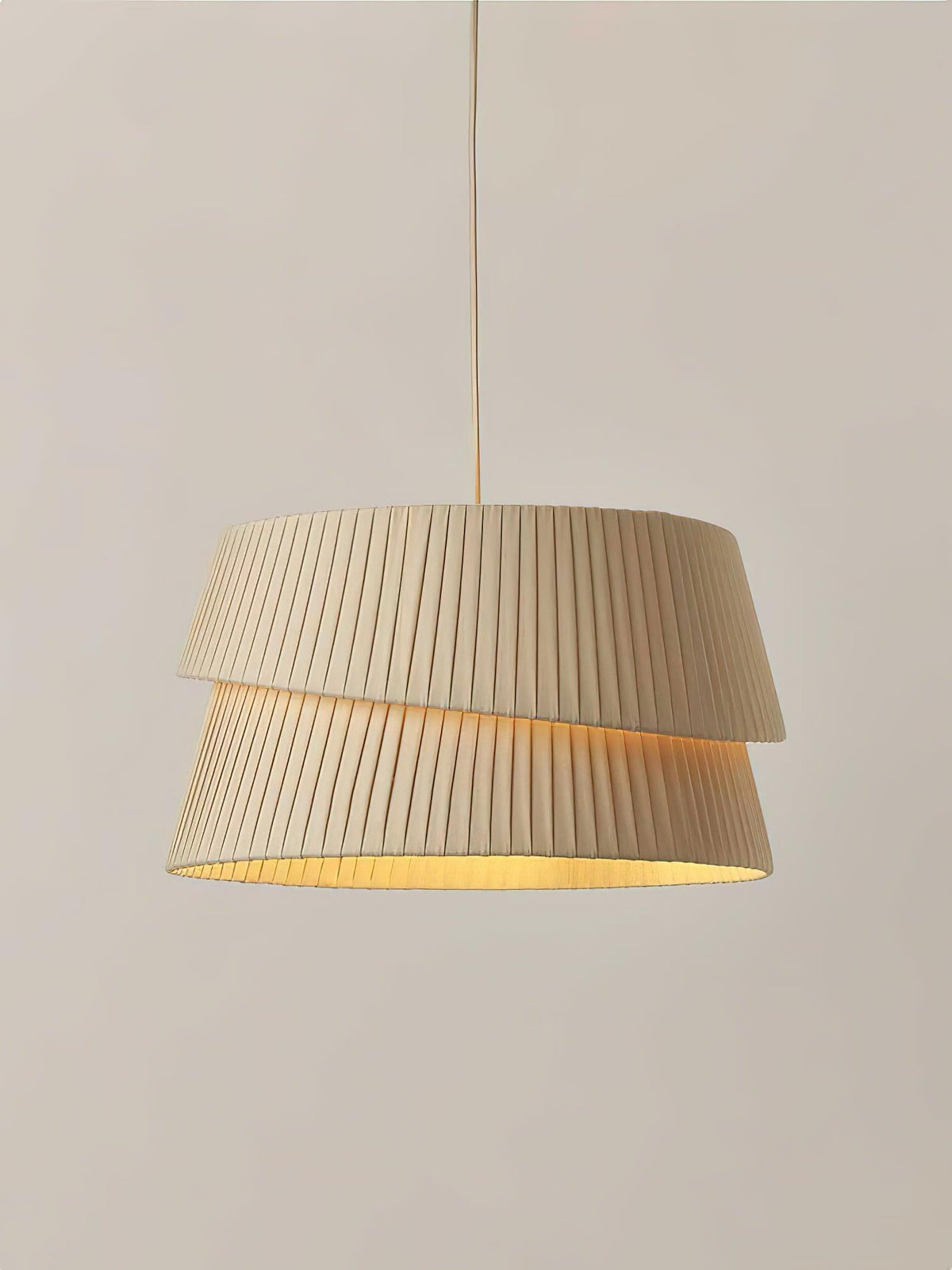 Tocan wisząca lampa płócienna w stylu skandynawskim