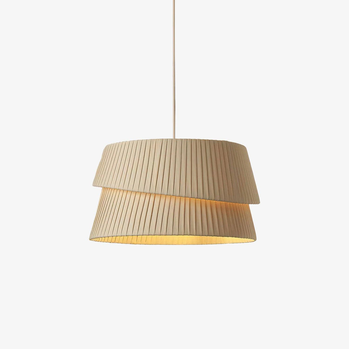 Tocan wisząca lampa płócienna w stylu skandynawskim
